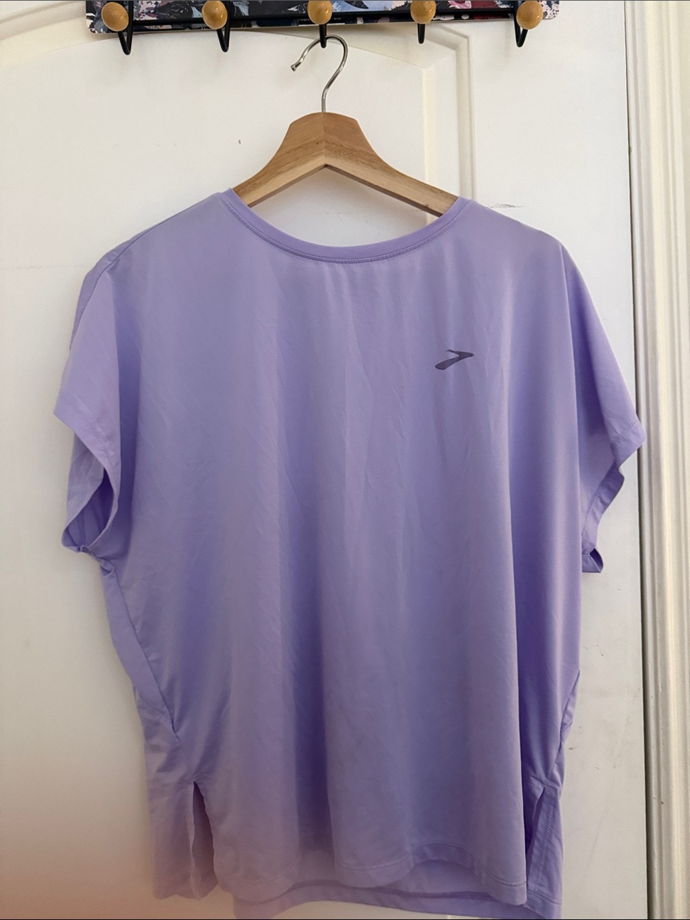 Brooks Lavender Short Sleeve Performance Tee